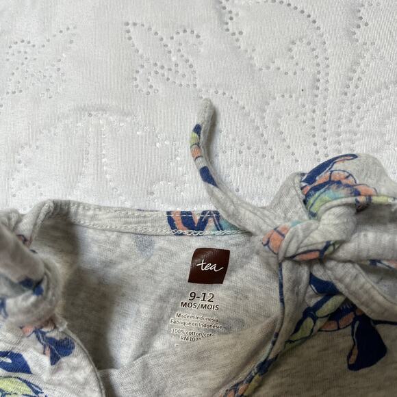 Tea Collection Turtles Tie Shoulder Dress Size 12m - Picture 5 of 7